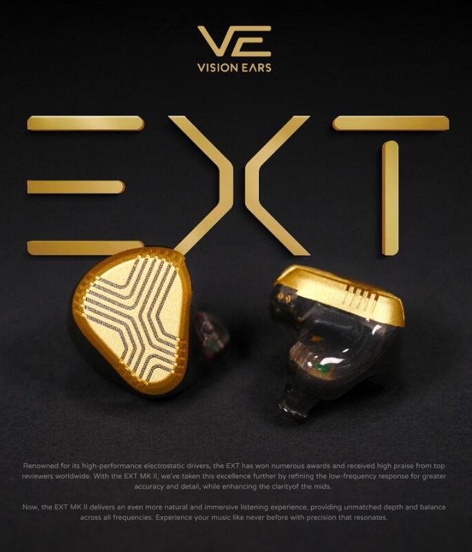 Vision Ears EXT II 靜電混合單元耳機 Limited Edition