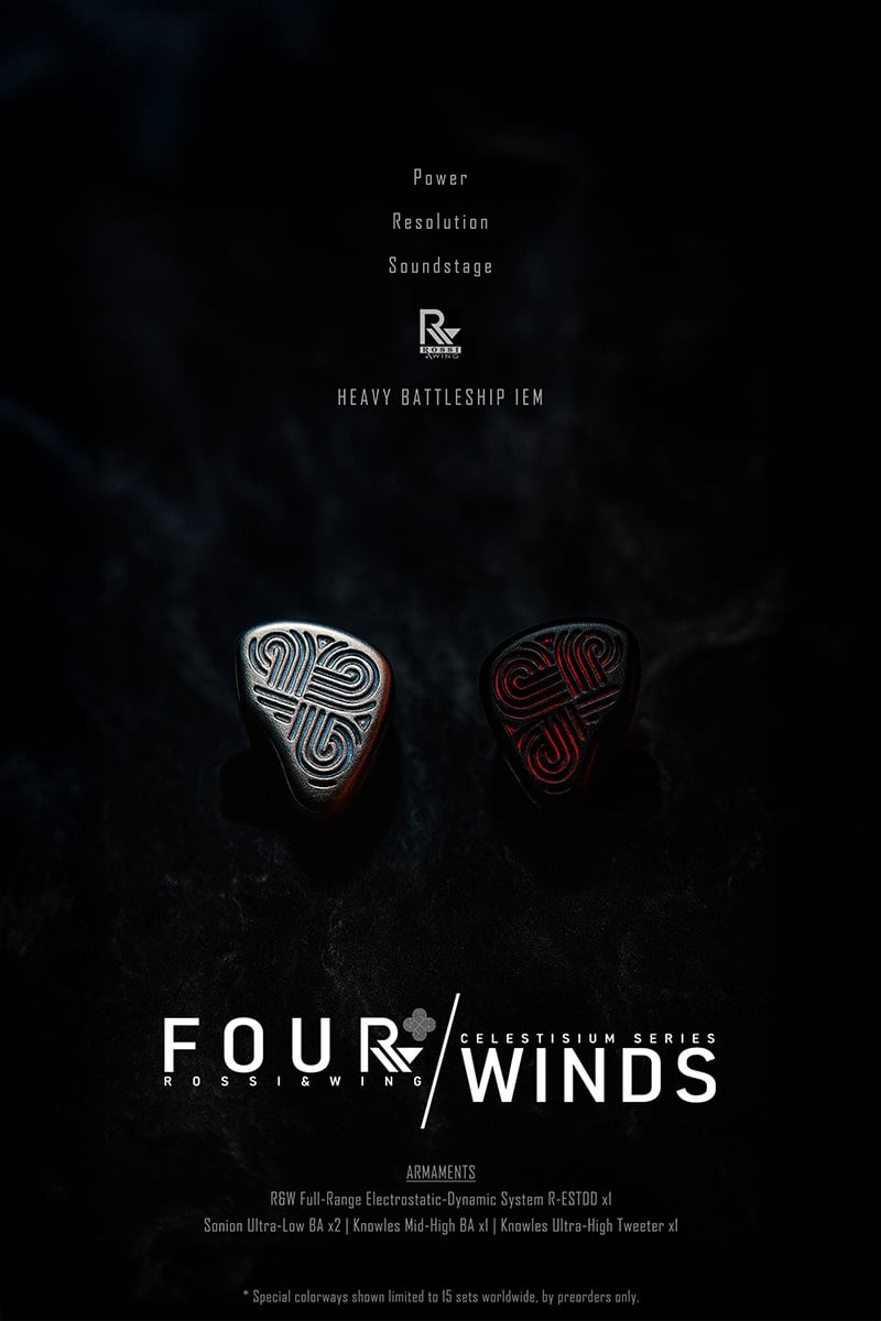 Rossi&Wing IEA-02 Four Winds 入耳式耳機 混合單元架構 R&W