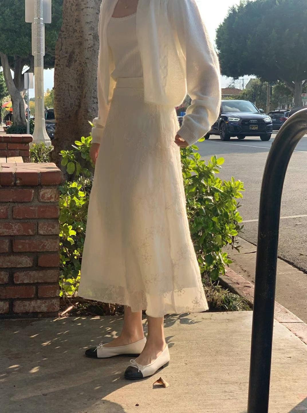 回歸) AJ10 氣質滿滿雕花長裙 2色