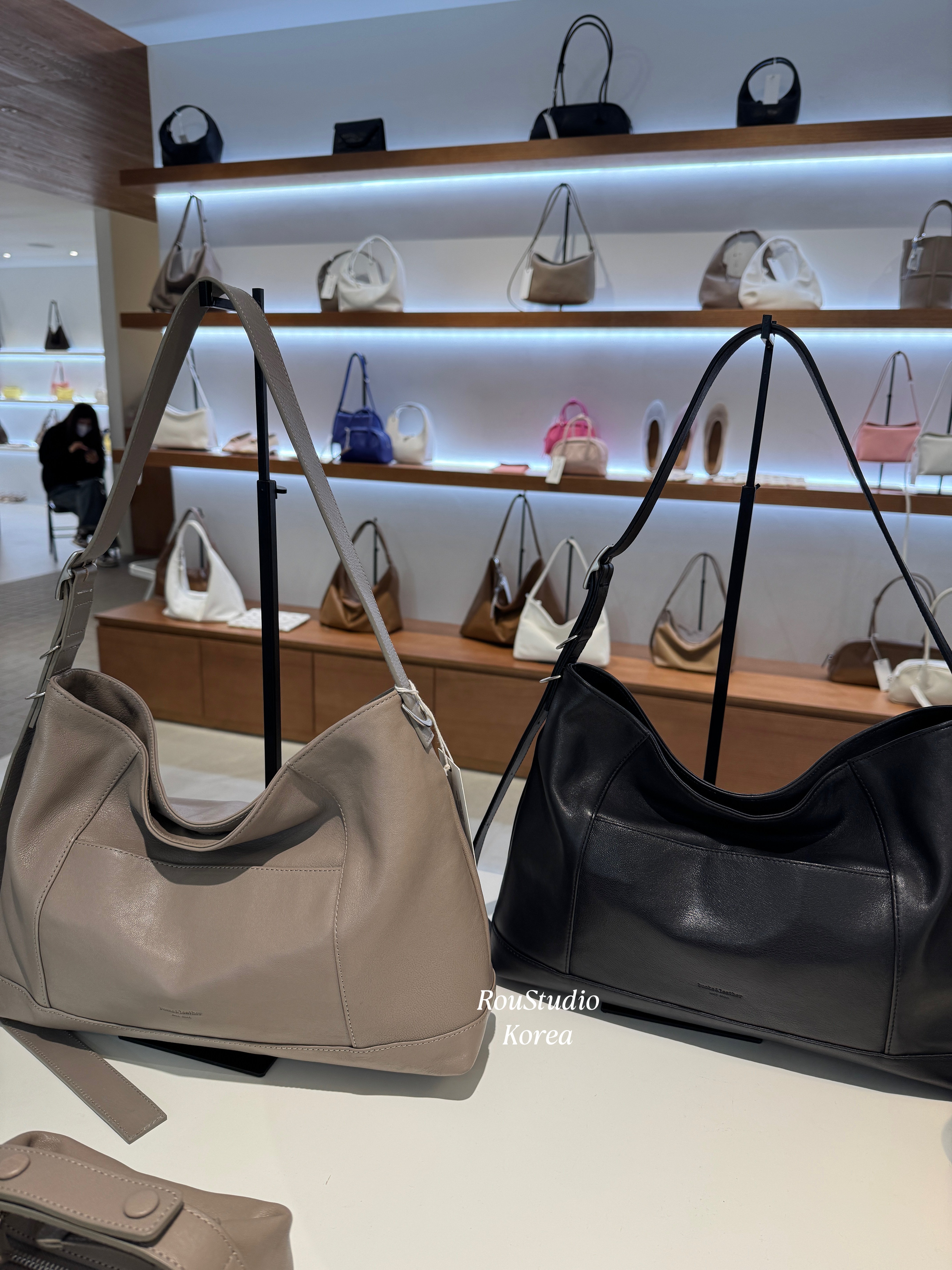 B21 Bucks&Leather 上班上課必備！超大容量車線托特包