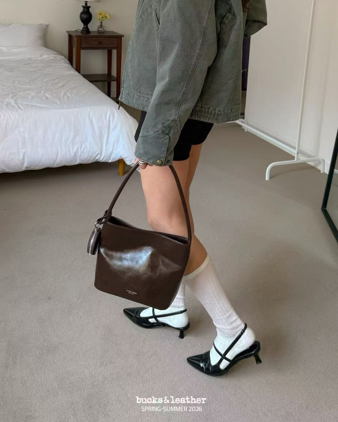 B45 Bucks&Leather  26年新款！復古通勤摩爾包