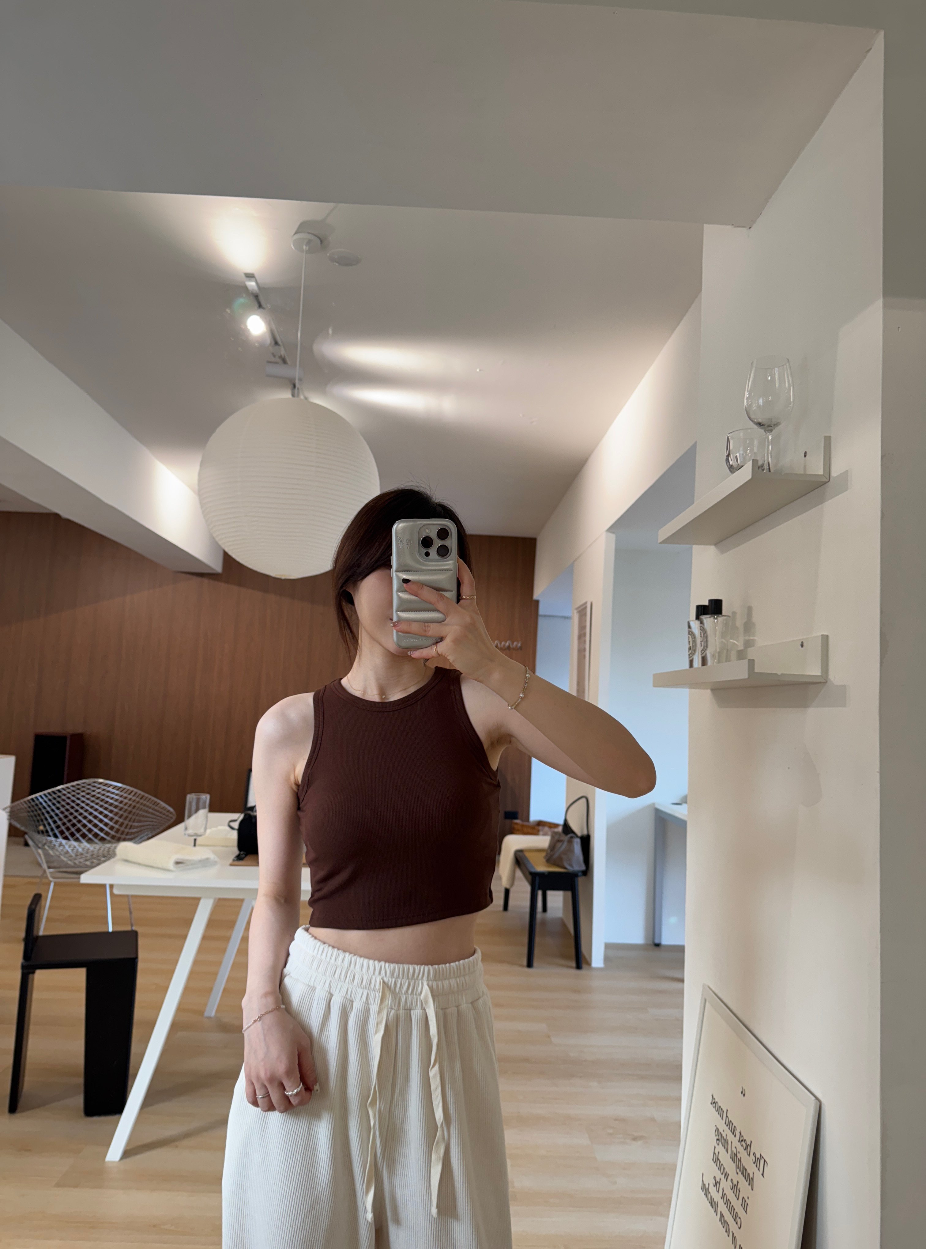 現貨 回歸) 短版Bra top削肩背心 3色