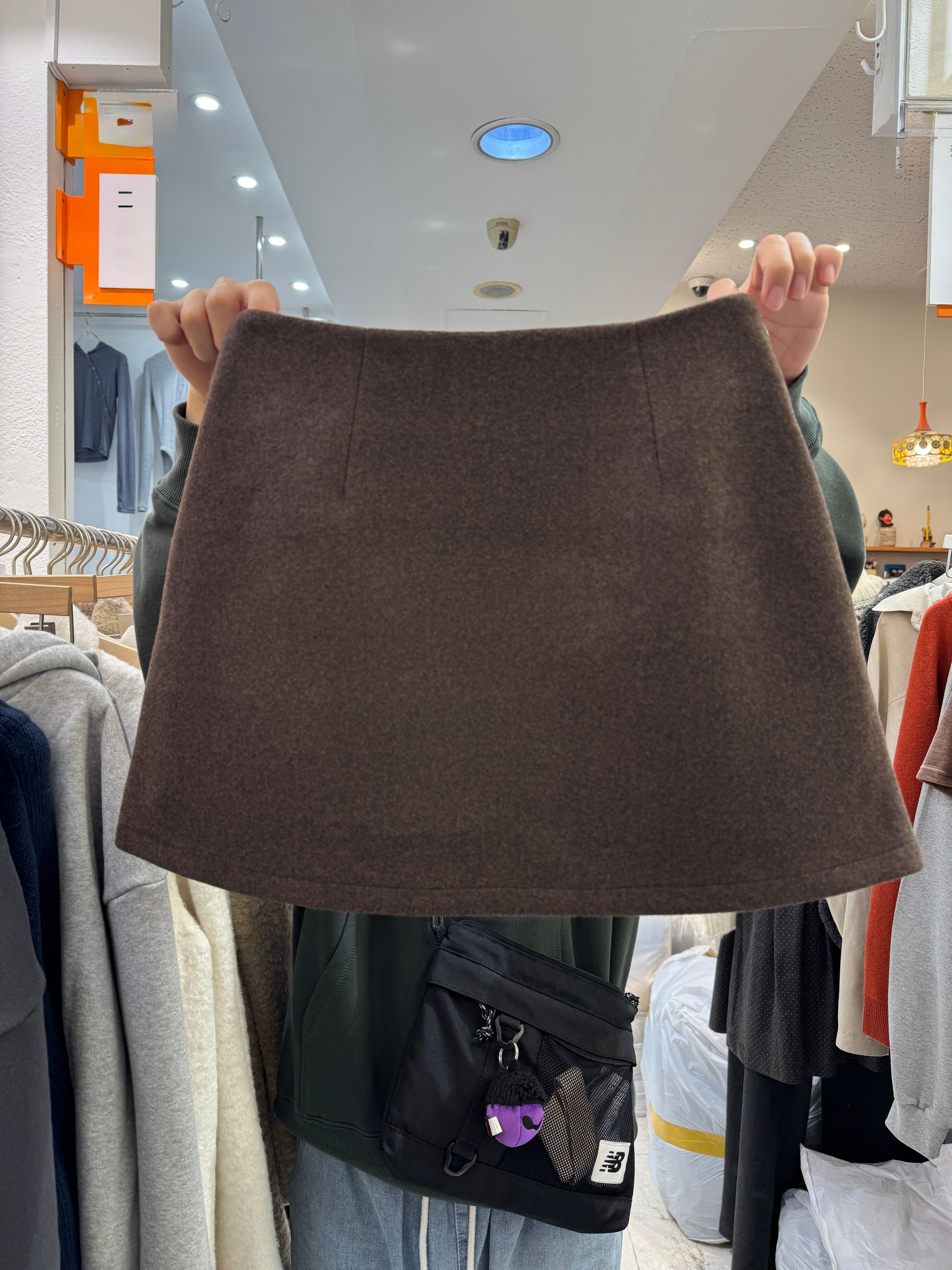 現貨 BEST！ 回歸) 自留！超好搭毛呢短裙 2色SM