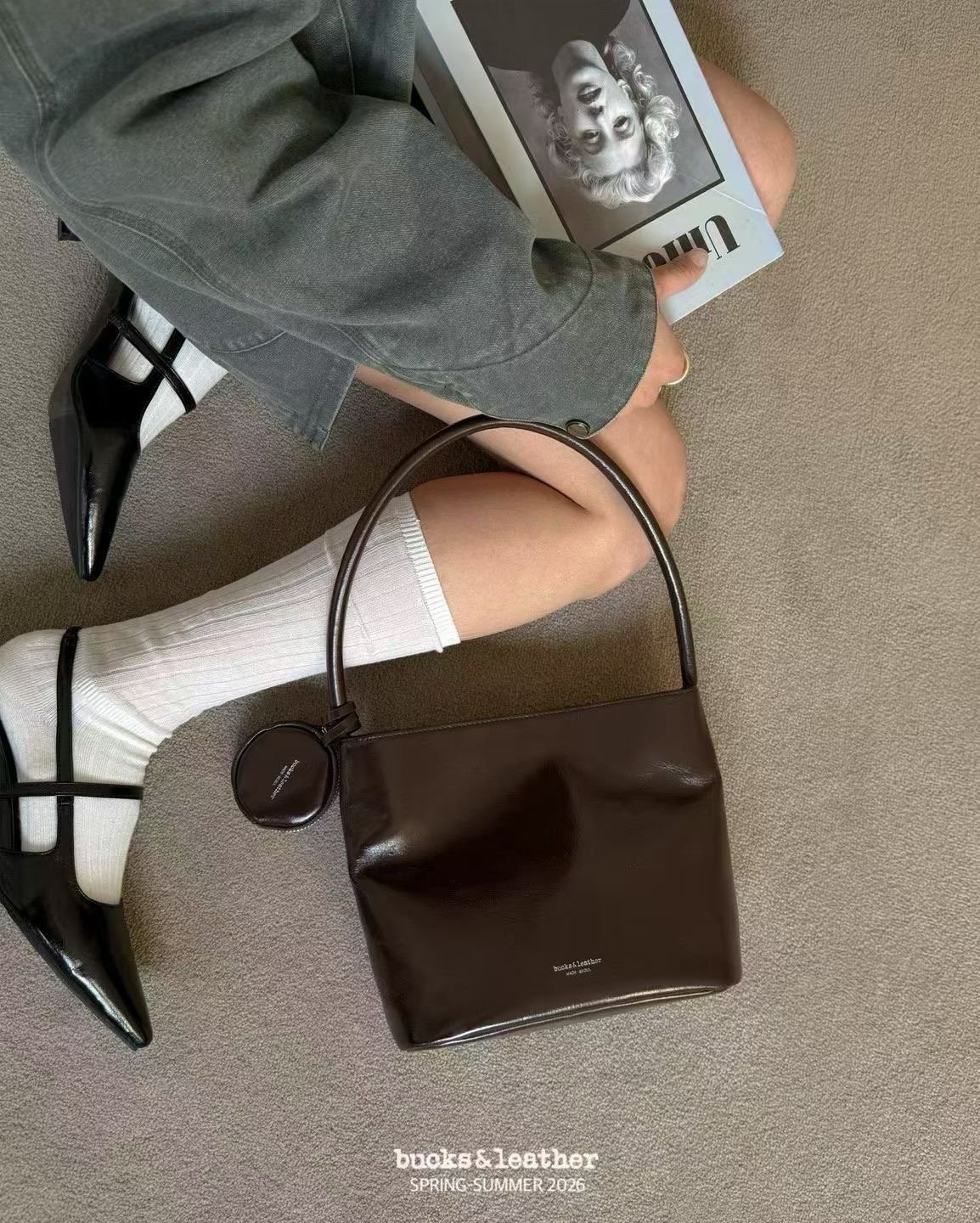 B45 Bucks&Leather  26年新款！復古通勤摩爾包