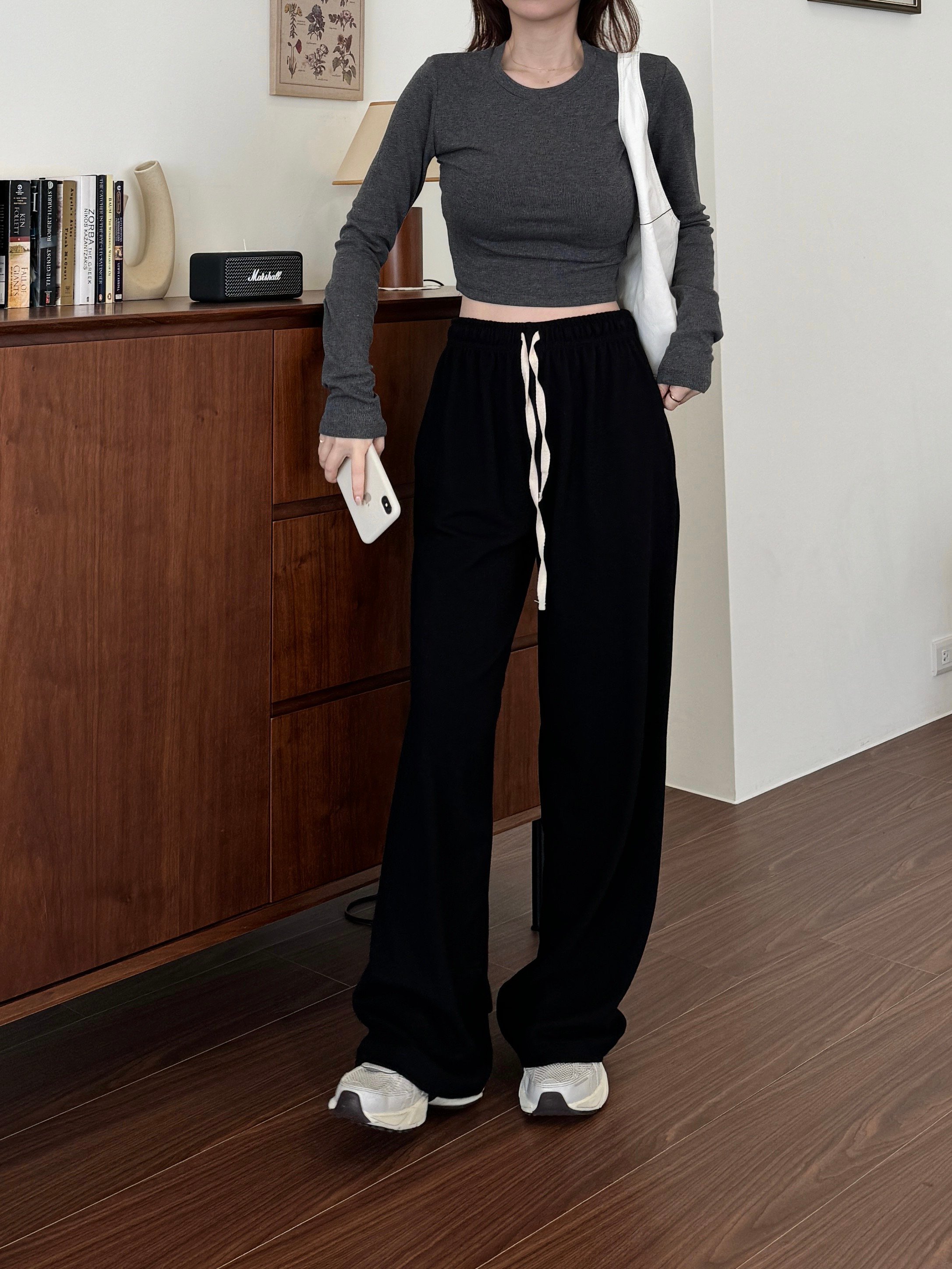 現貨 回歸) 合身短版長袖上衣 4色