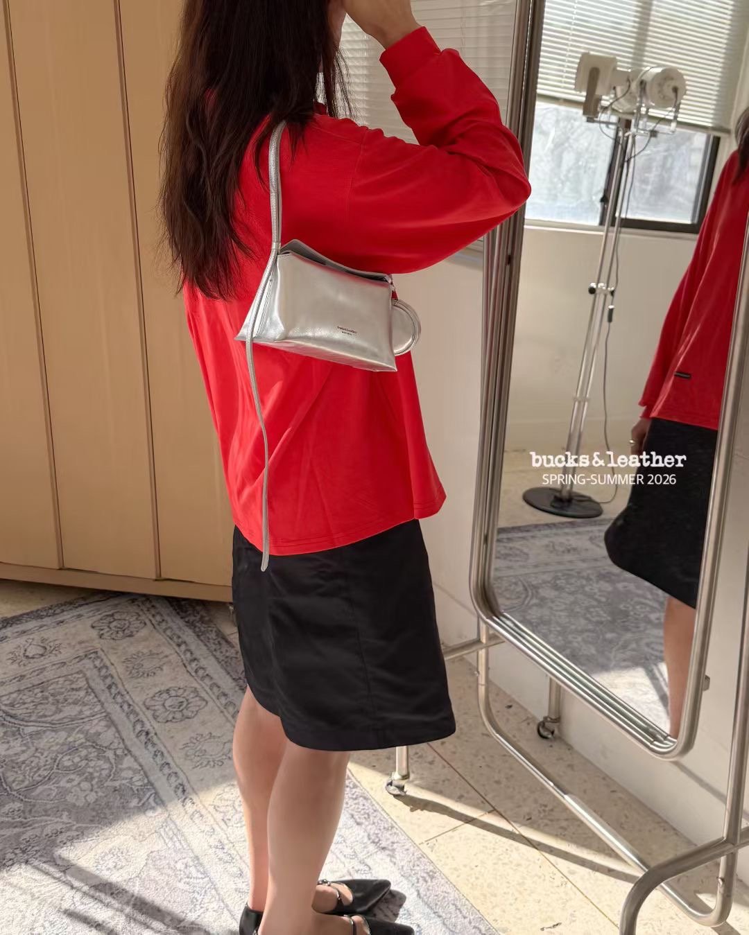 B51 Bucks&Leather  26年新皮革新色！小款 磁吸枕頭包