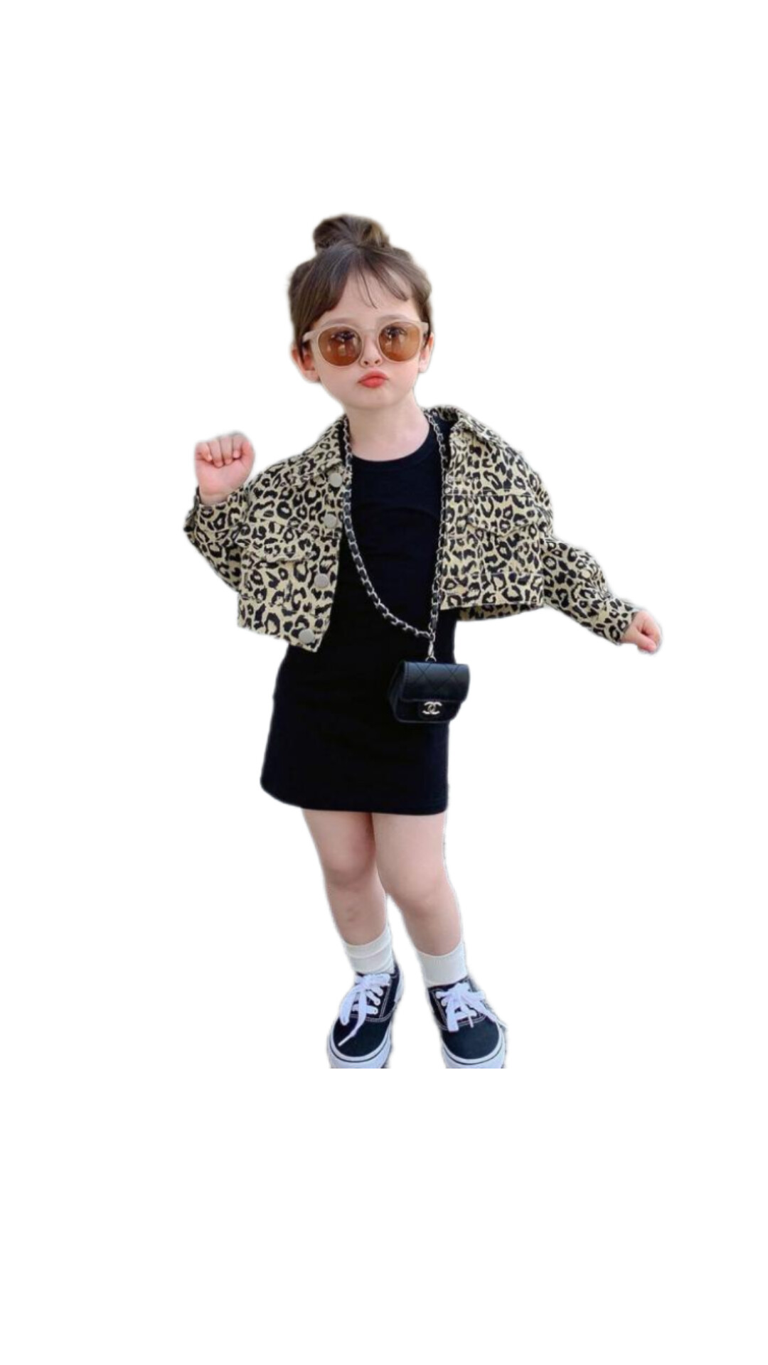 豹纹套裝 (二件套)