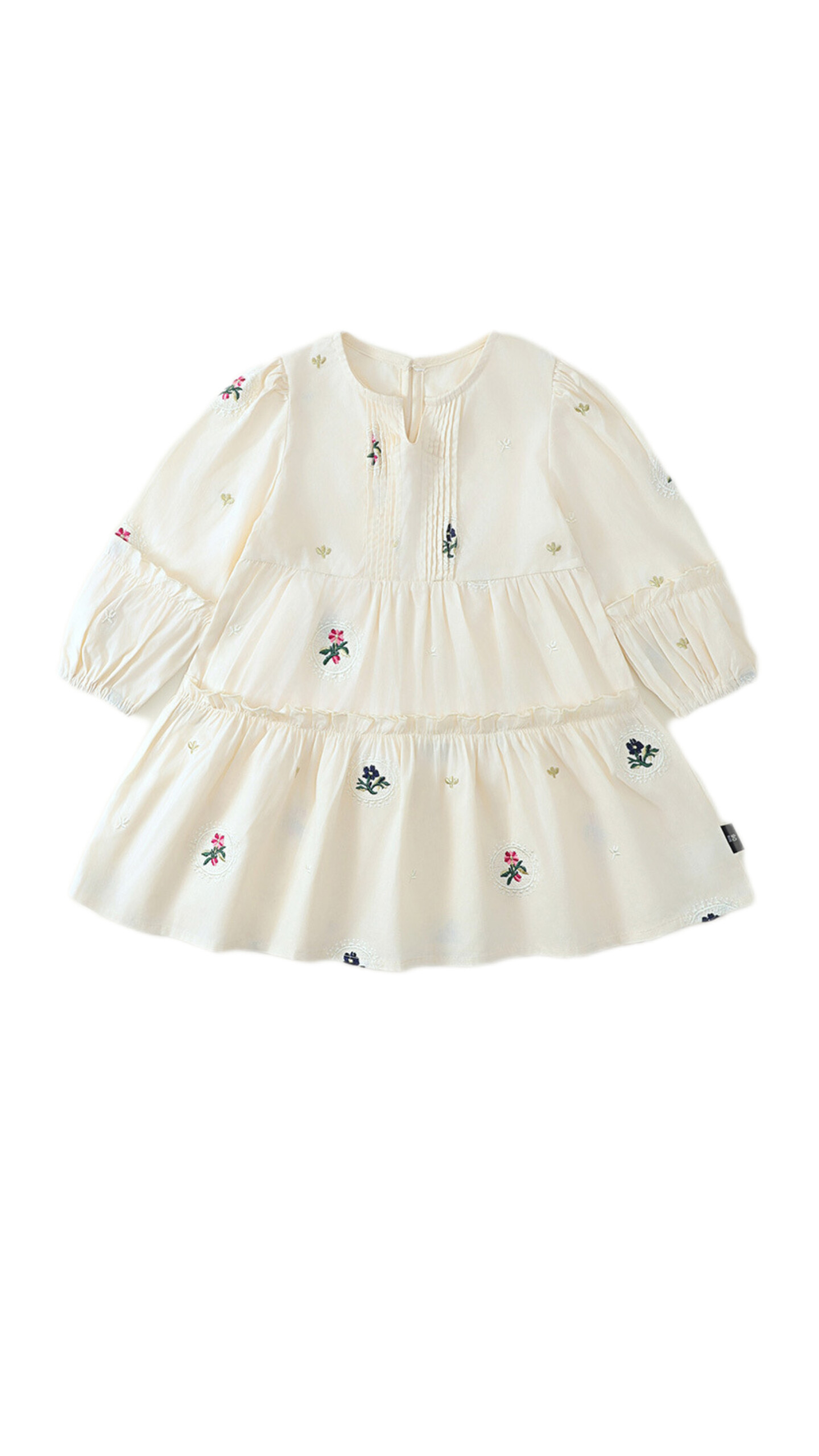 刺繡公主連衣裙