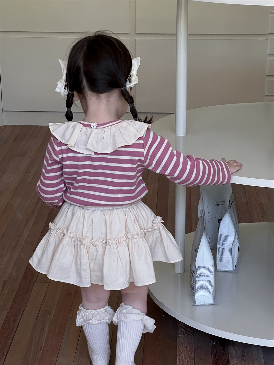 條紋娃娃衫/蛋糕裙