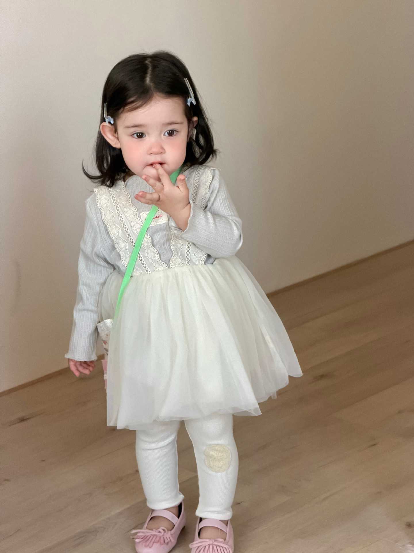 吊帶裙兩件套/打底褲