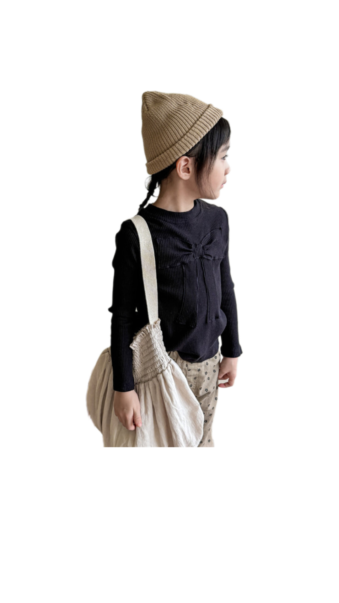 韓版大蝴蝶結上衣 （豆沙/藍/黑）