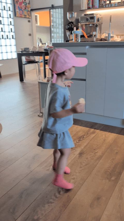 休閒美式印花 二件套