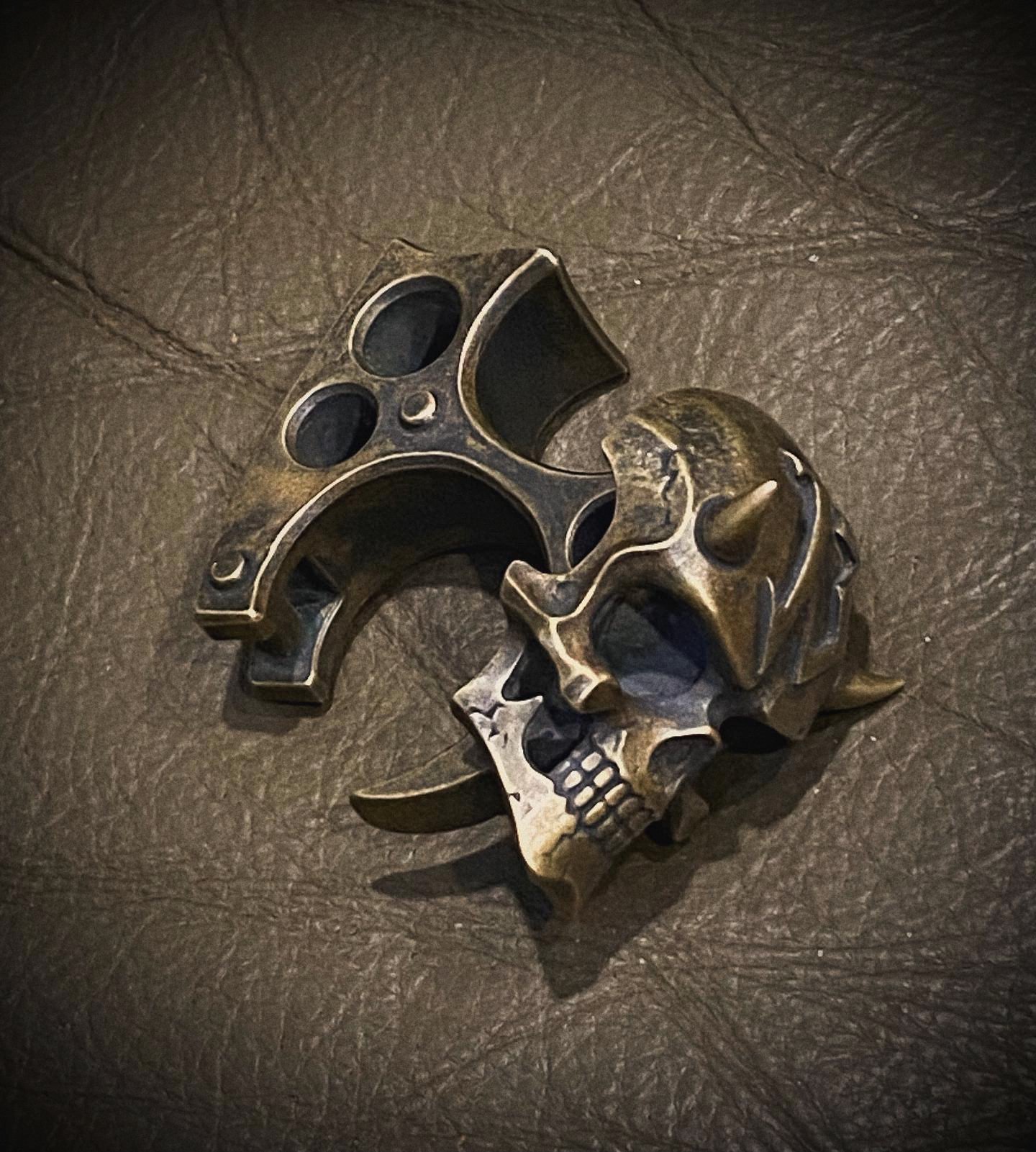 13 Skull Copper Bottle Opener