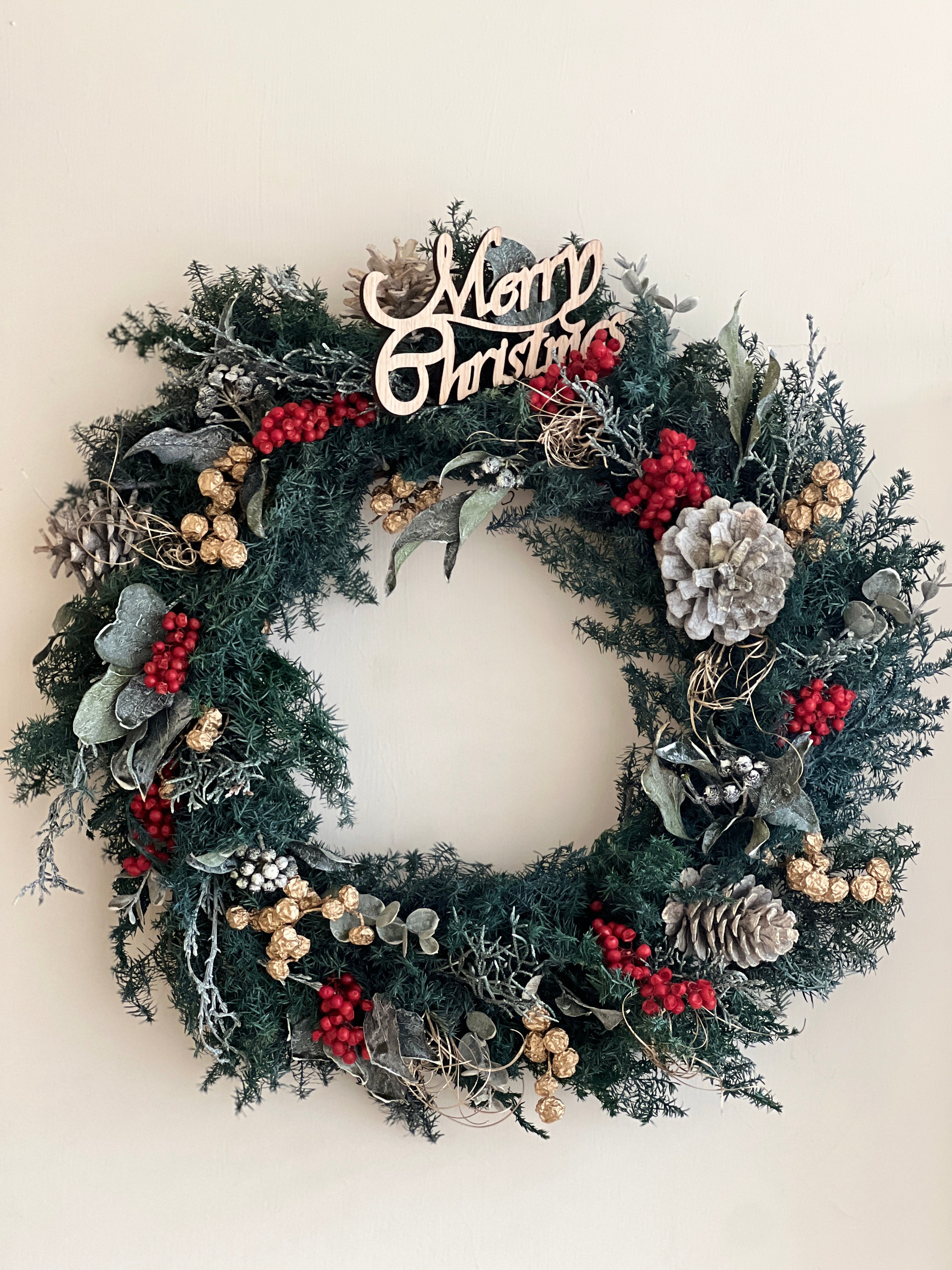 永恆經典永生聖誕花圈