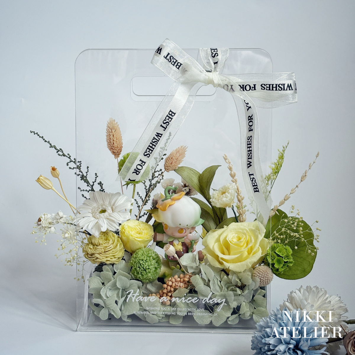 森日微光・永生玫瑰公仔花盒單品課(公仔需自備）