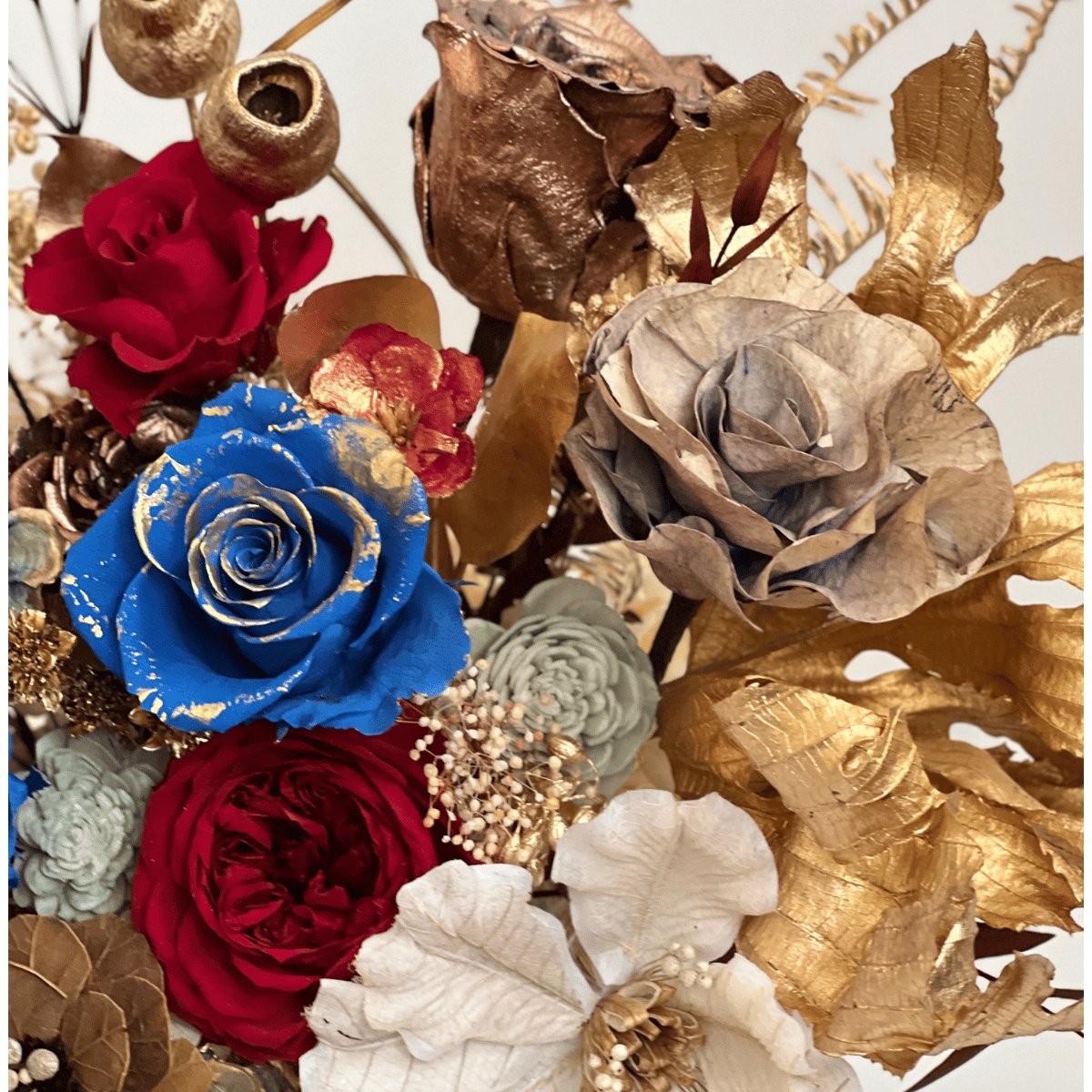 流金年華永生玫瑰盆花(客製)