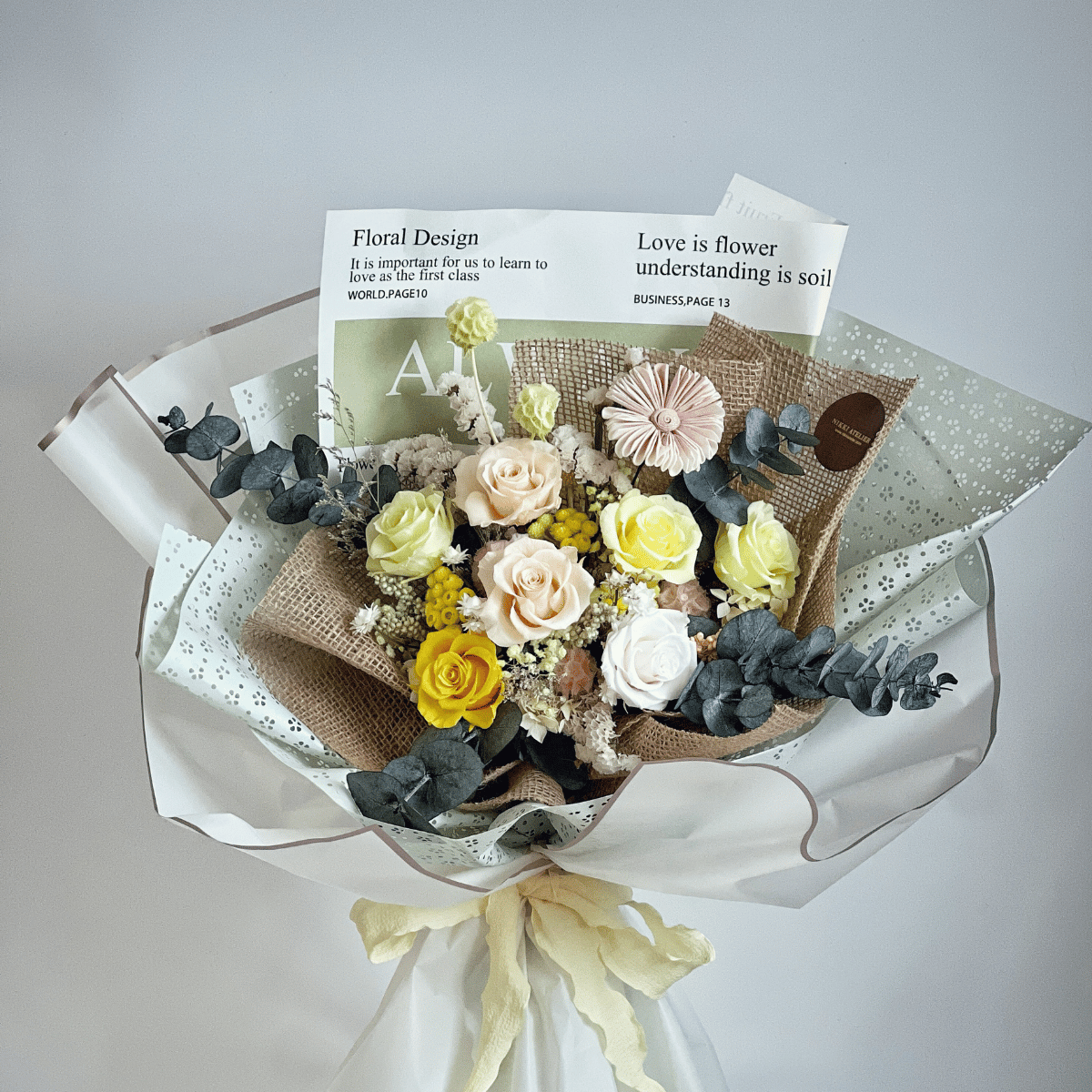 童話森林永生玫瑰花束