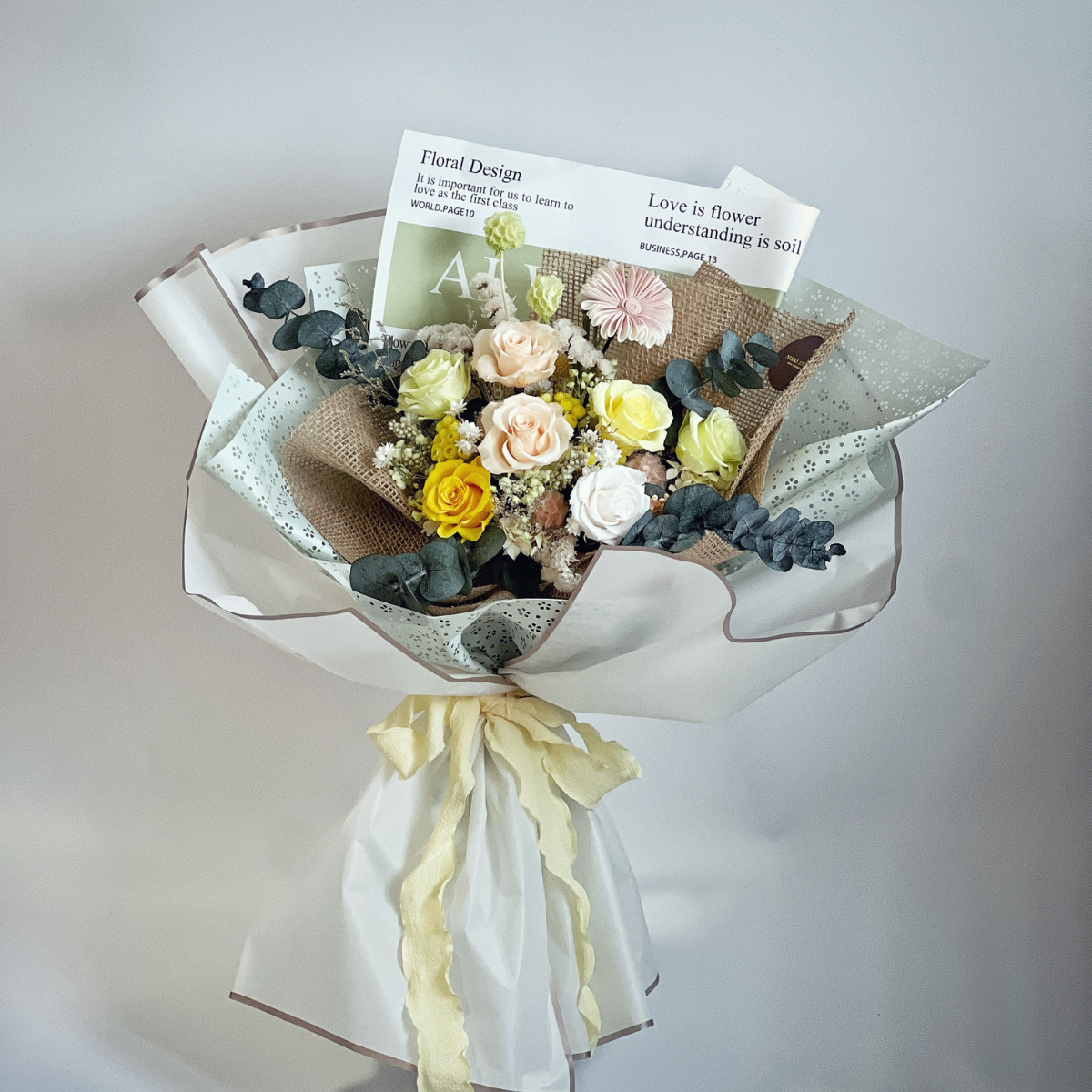 童話森林永生玫瑰花束