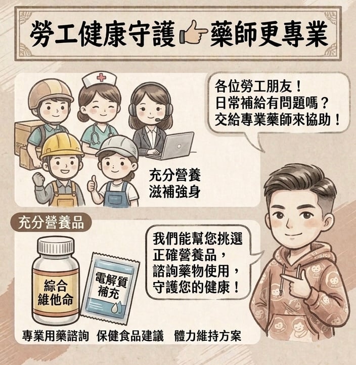 高雄藥局推薦：勞動節體力補給與運動營養諮詢 - 元元醫藥聯盟