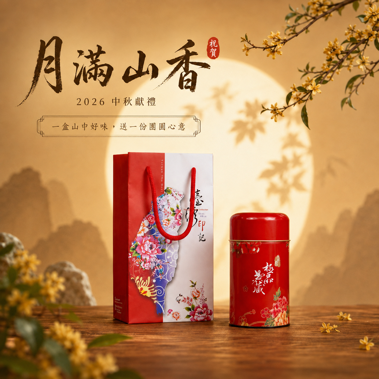 月滿山香 × 四兩小禮盒