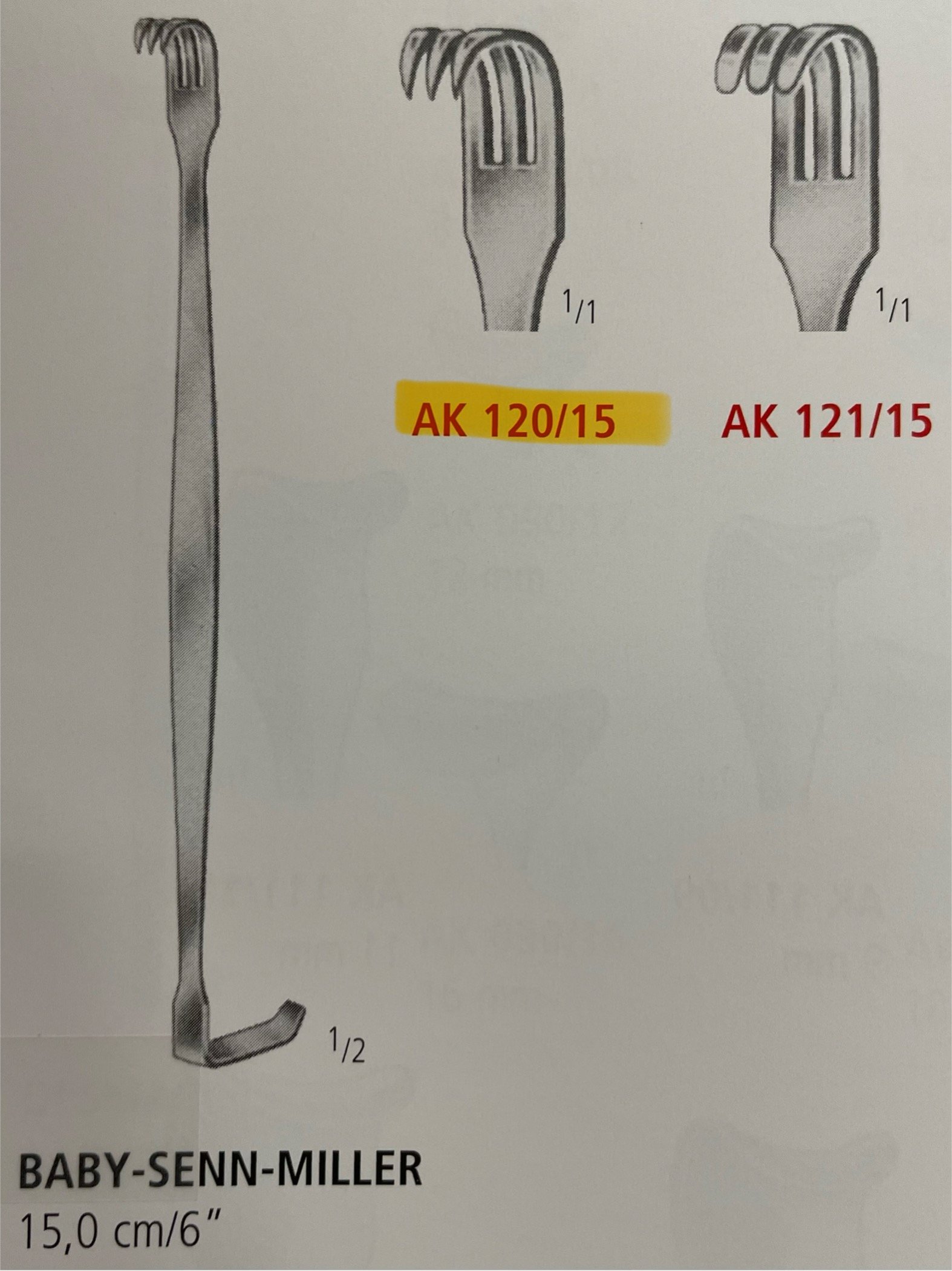 BABY-SENN-MILLER RETRACTOR  SHARP/BLUNT