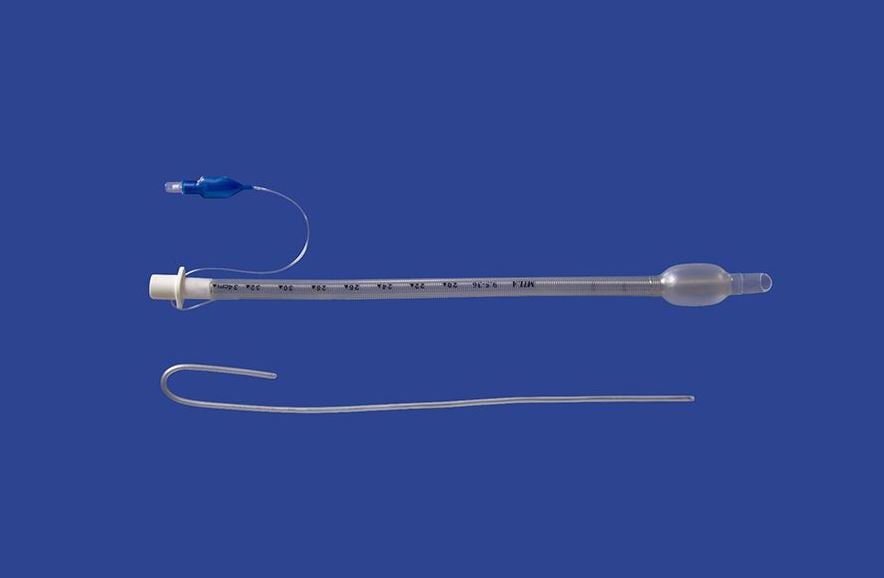 Cuffed Reinforced Endotracheal Tubes with Malleable Stylet