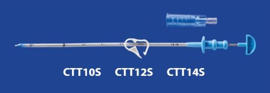 MILA Chest Tube with Sharp Trocar and Adapters