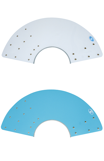 金屬扣頸圈-透明或藍色SN-4