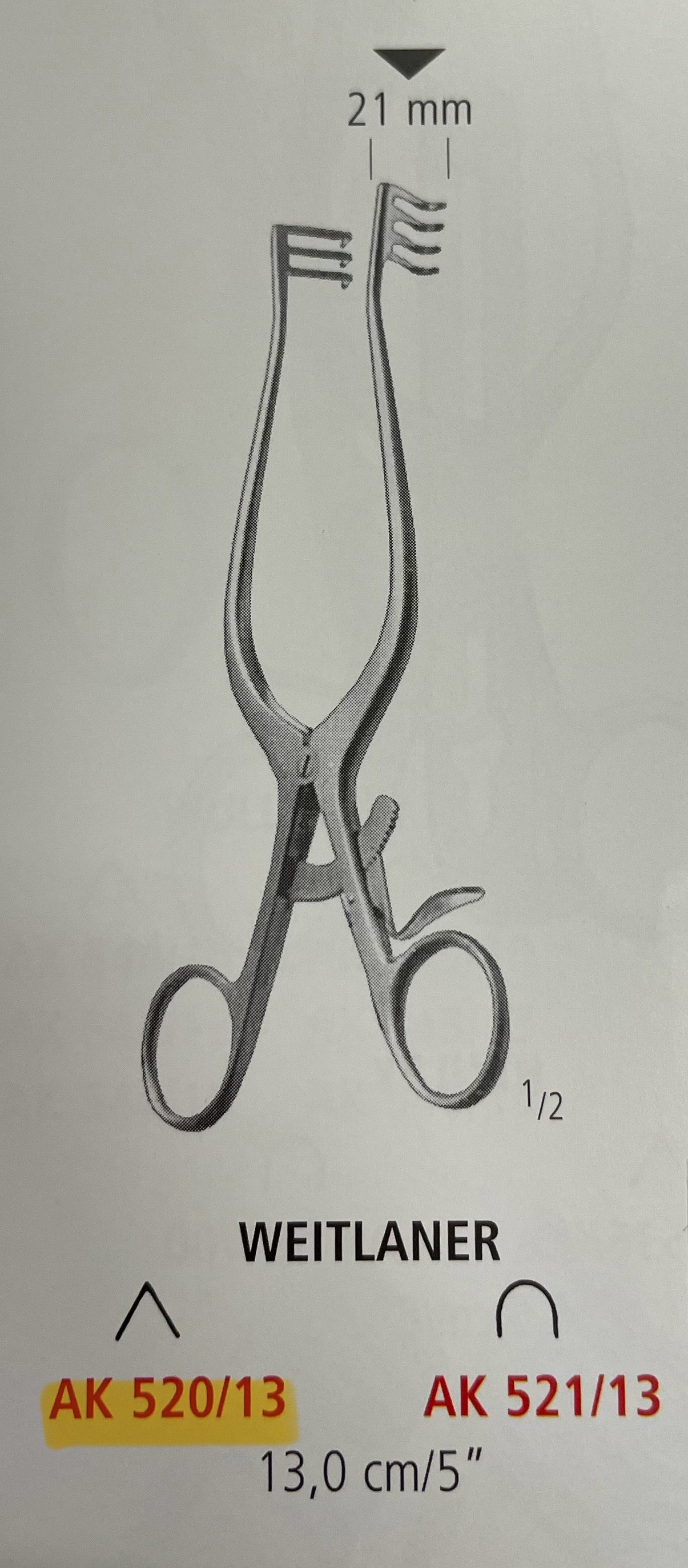 WEITLANER RETRACTOR