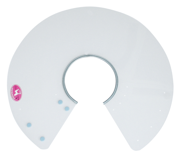 輕巧扣頸圈-透明 L