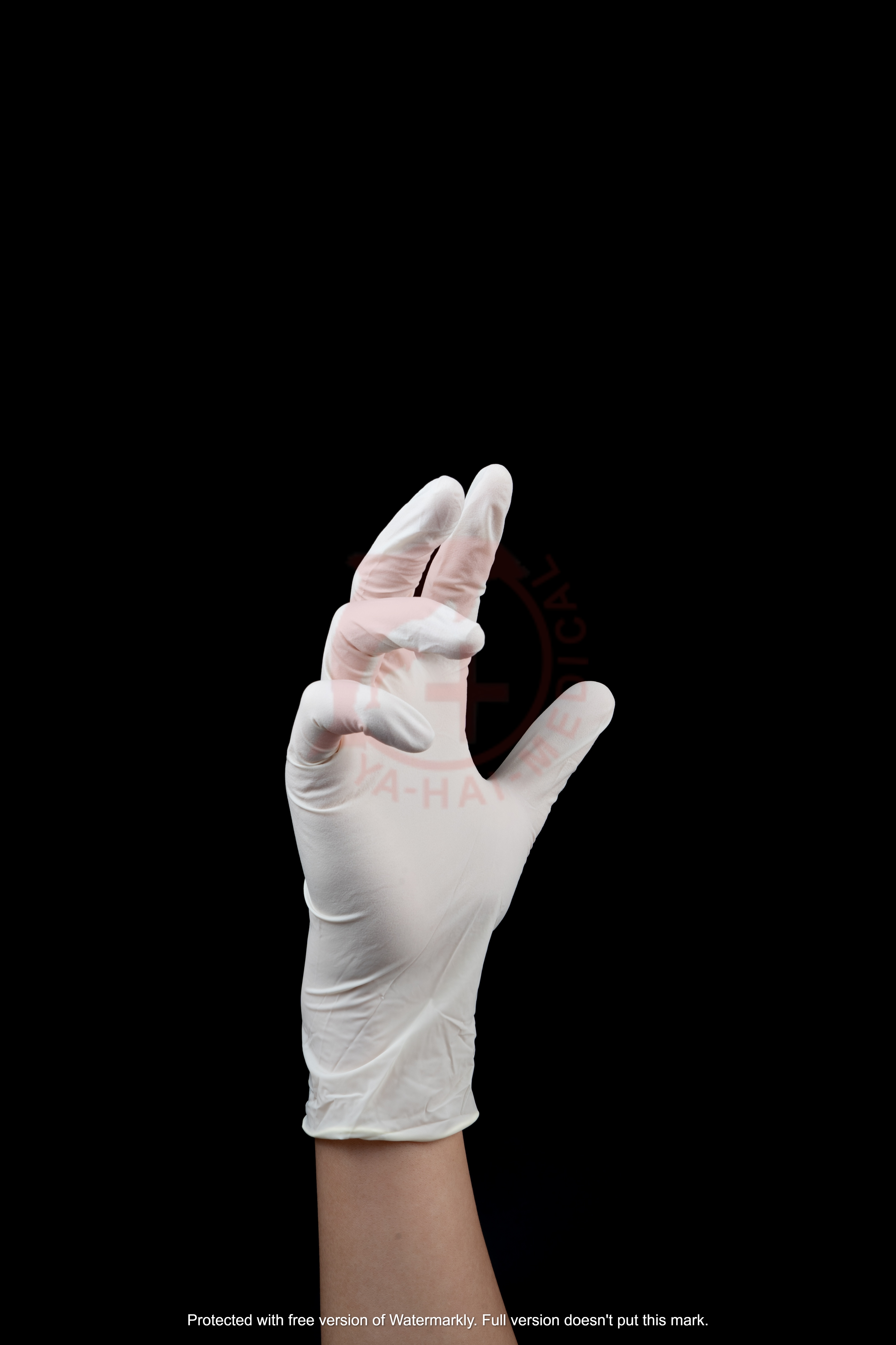 無粉乳膠檢診手套