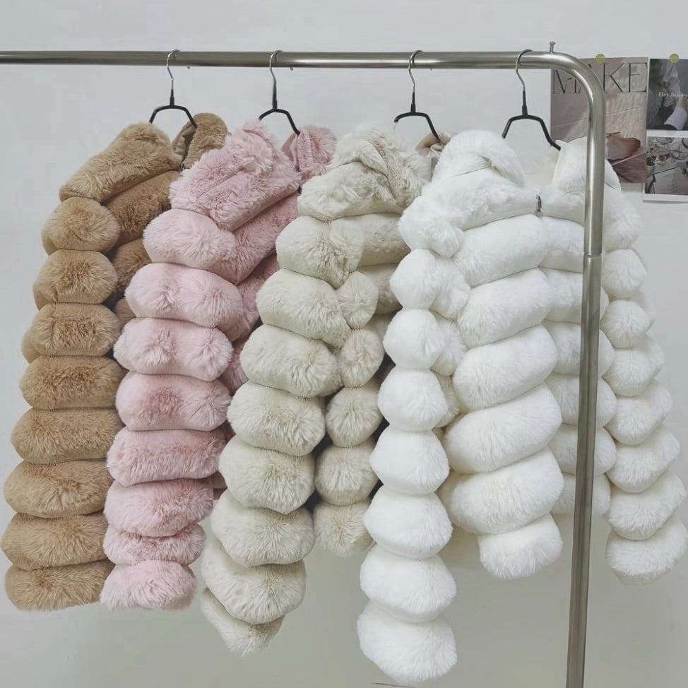 熊寶寶毛絨連帽外套｜四色