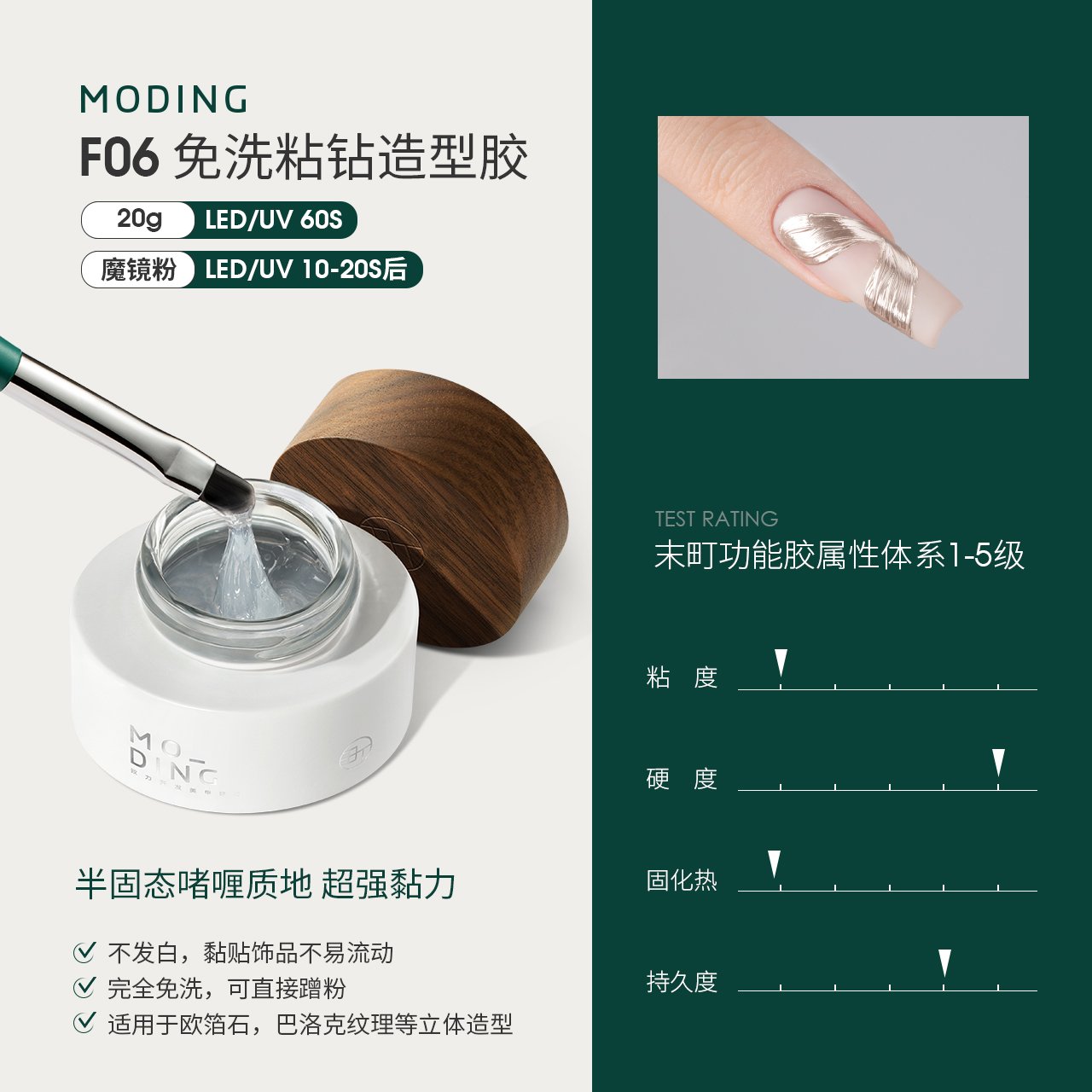 末町｜F06免清黏鑽造型膠20g