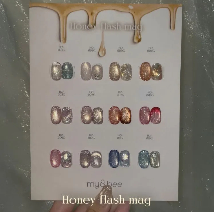 my&bee｜ 蜜糖貓眼膠8ml（HO-001G~HO-012G）