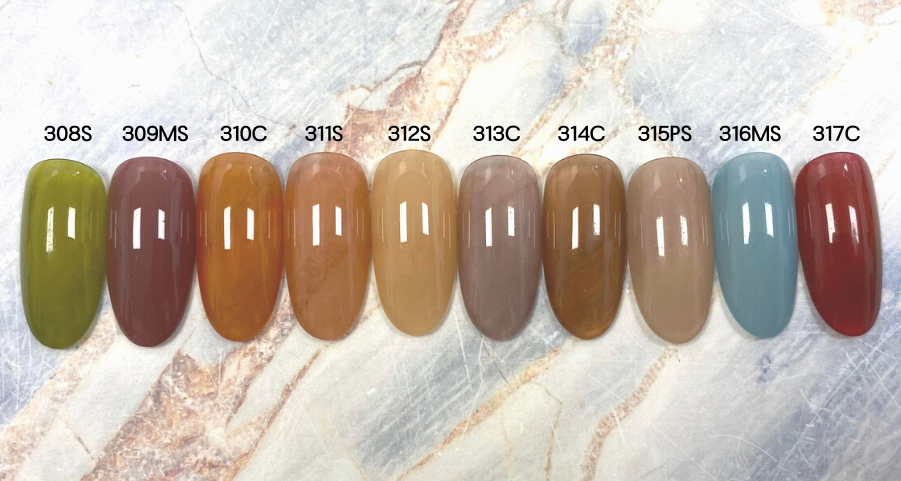 Ricca｜彩色凝膠3g（308-317）