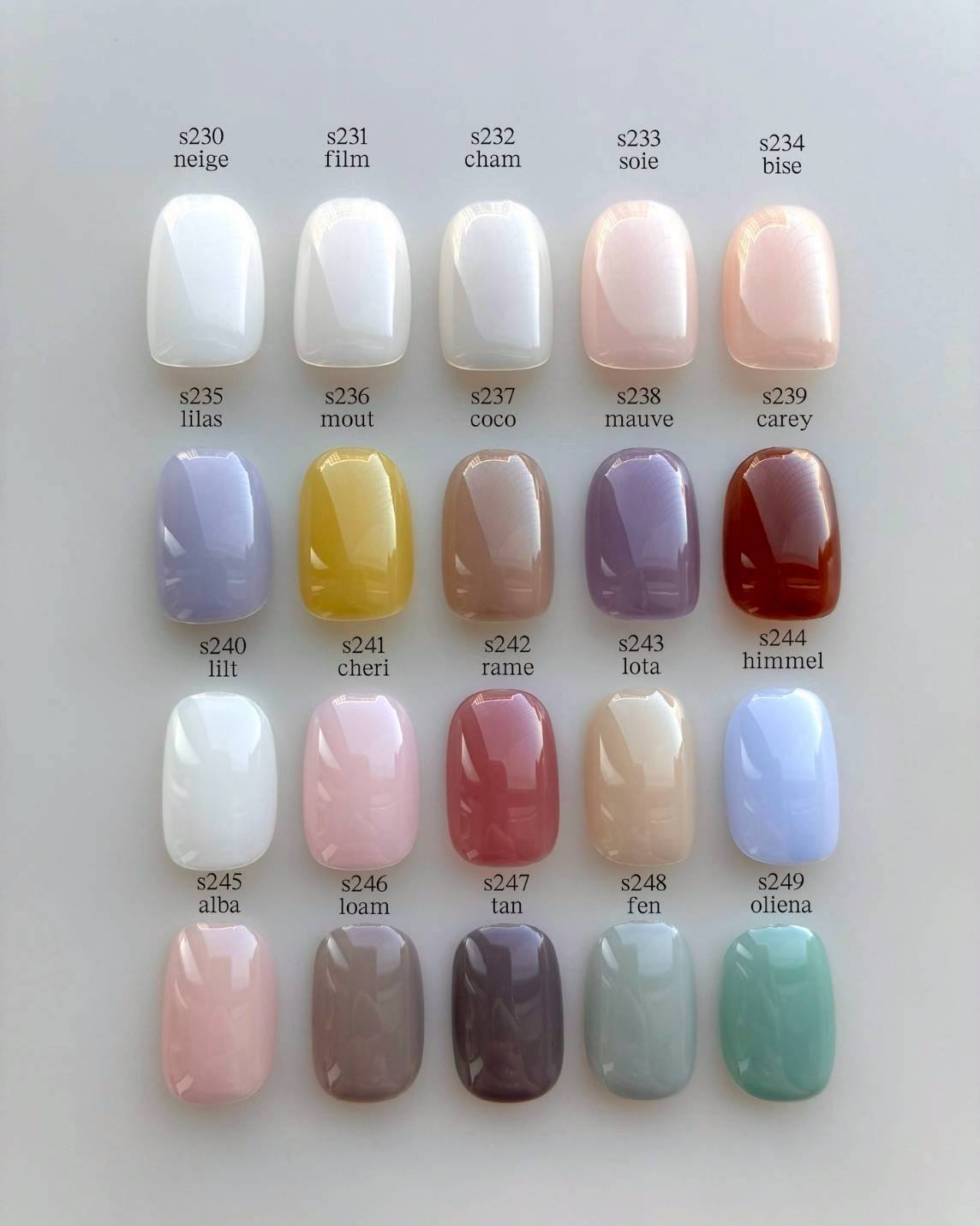 Dawson nail｜CLETO罐裝彩膠（s230-s249）2.7g