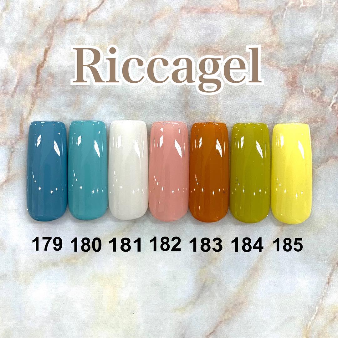 Ricca｜彩色凝膠3g（179-192）