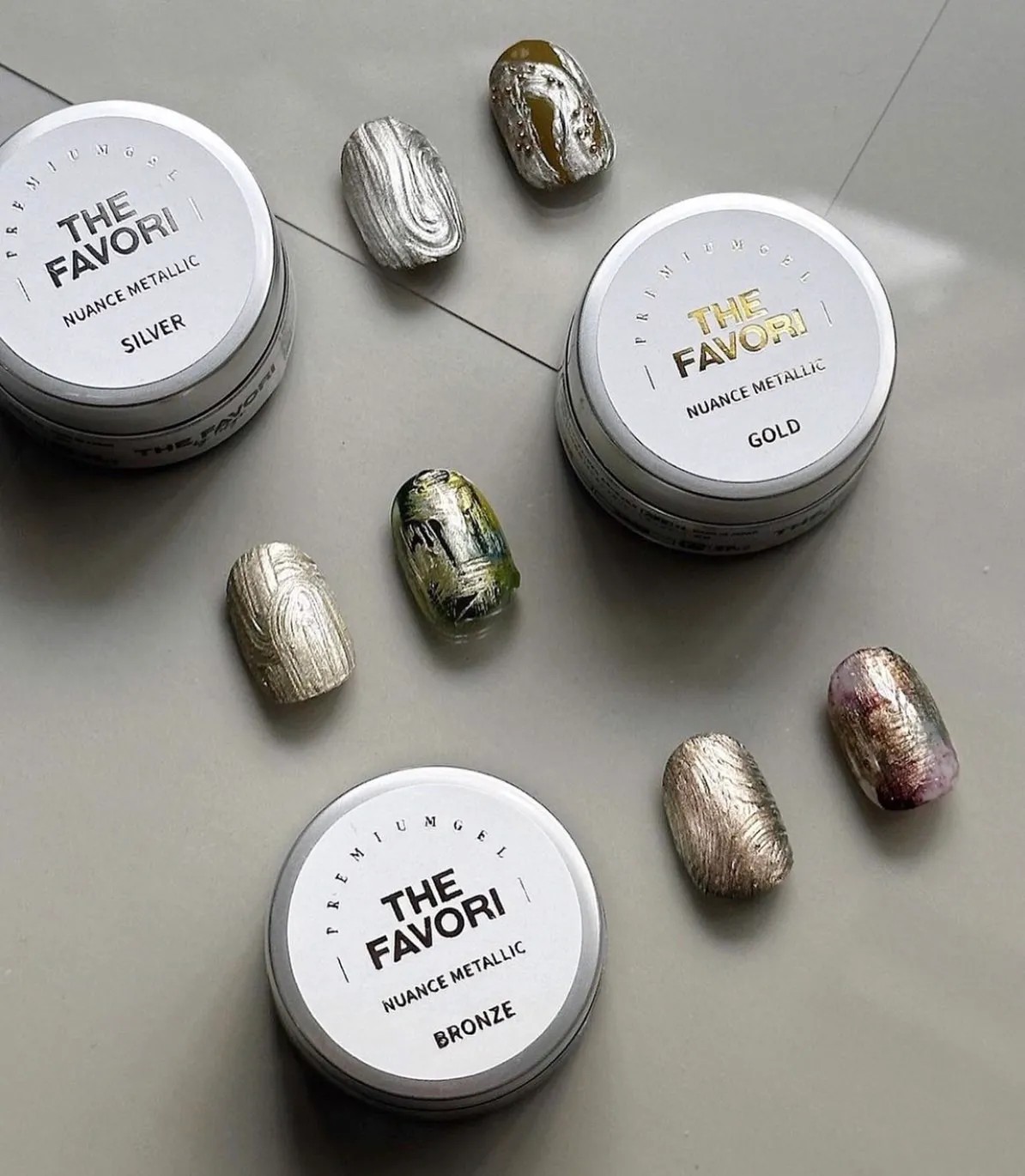 THE FAVORI｜金屬凝膠-Nuance Metallic 3色