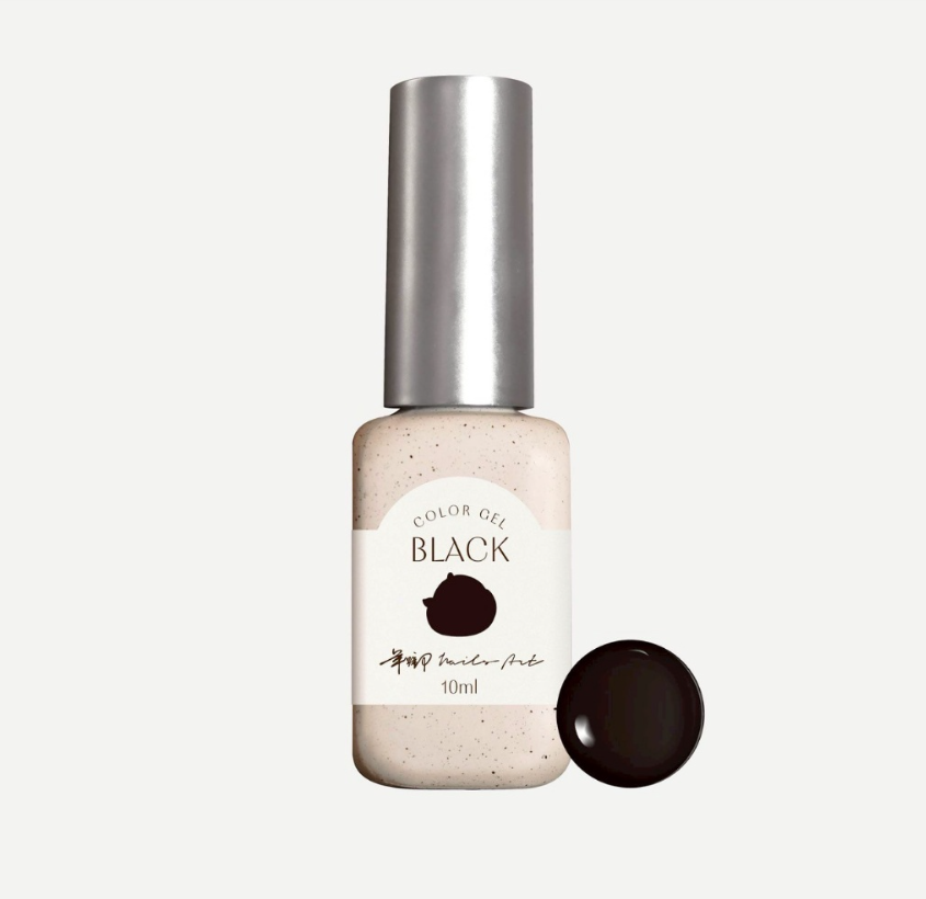 Ruyiyax璐意雅｜羊蹄甲Nails Art 甲油色膠10ml（Black/White）