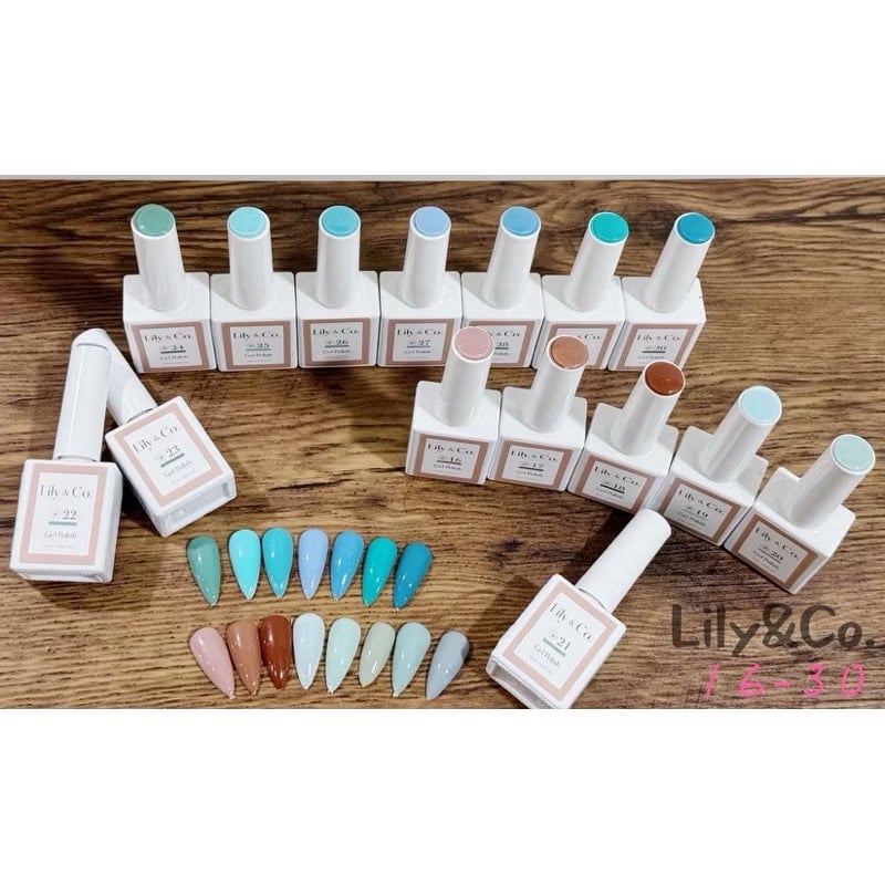 Lily&Co｜純色甲油膠（16-30）