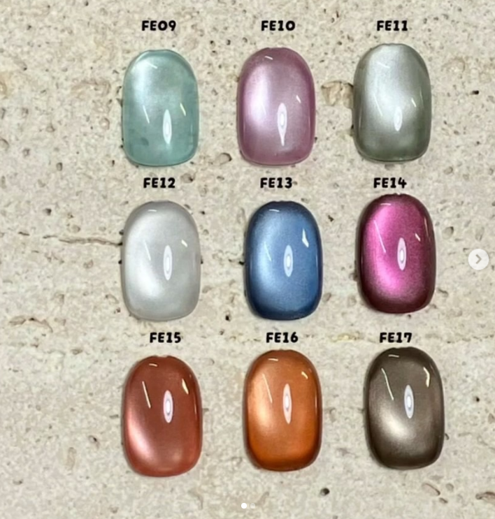 Ricca｜貓眼凝膠3g（FE00-FE20）