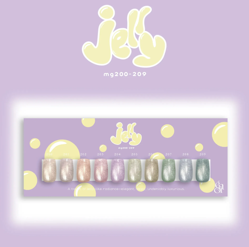 enoi｜貓眼凝膠jelly magnet（MG200-MG209）3g