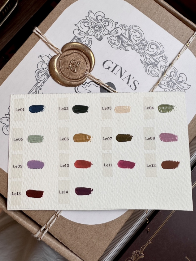 Ruyiya璐意雅｜GINA植物標本 免清彩繪線膠（LE01-LE14）2.5ml