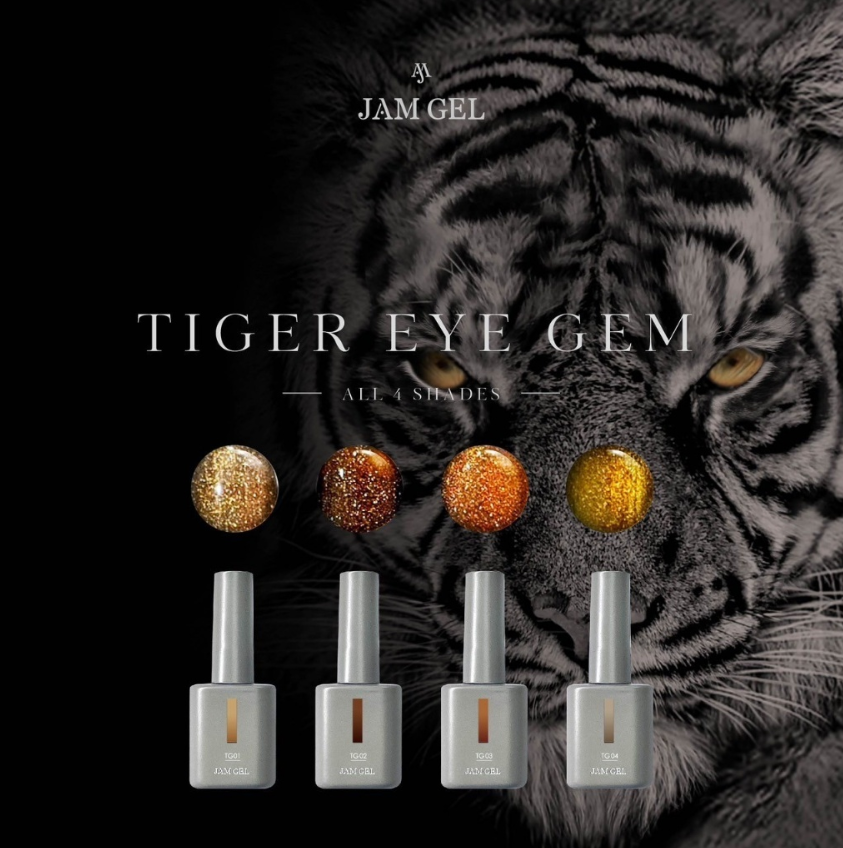 Ruyiya璐意雅｜JamGel深邃虎眼甲油膠（TG01-TG04）