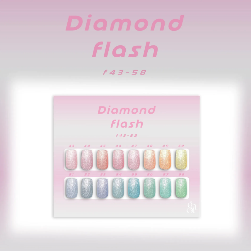 enoi｜碎鑽凝膠diamond flash（f43-f58）3g