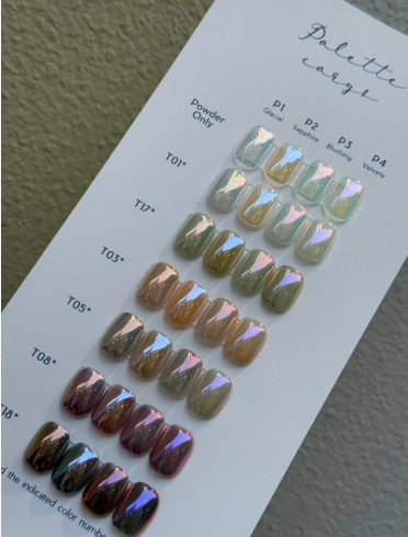 Palette Carys｜Elf Ice Chrome Powder 進口精靈高光冰透鏡面粉 四色/組合