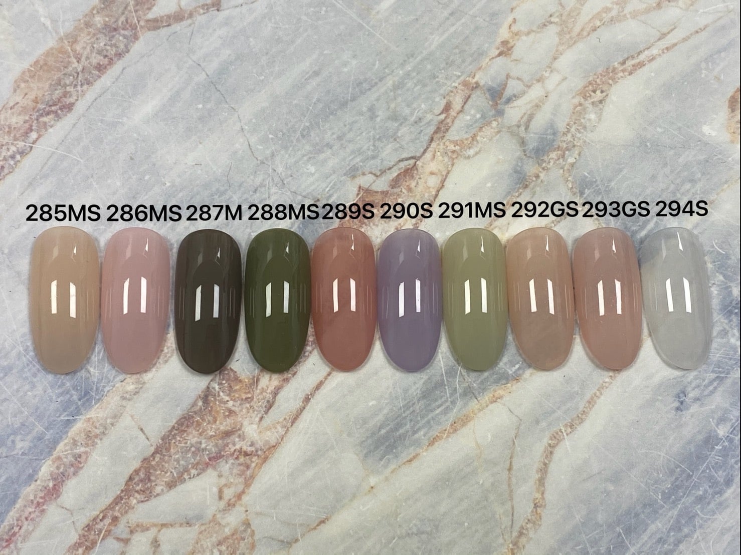 Ricca｜彩色凝膠3g（285-294）