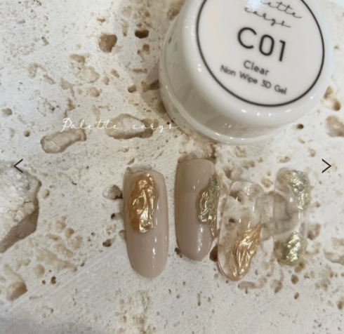 Palette Carys｜完美訂製-免清透明3D造型膠-透明4g（C01）