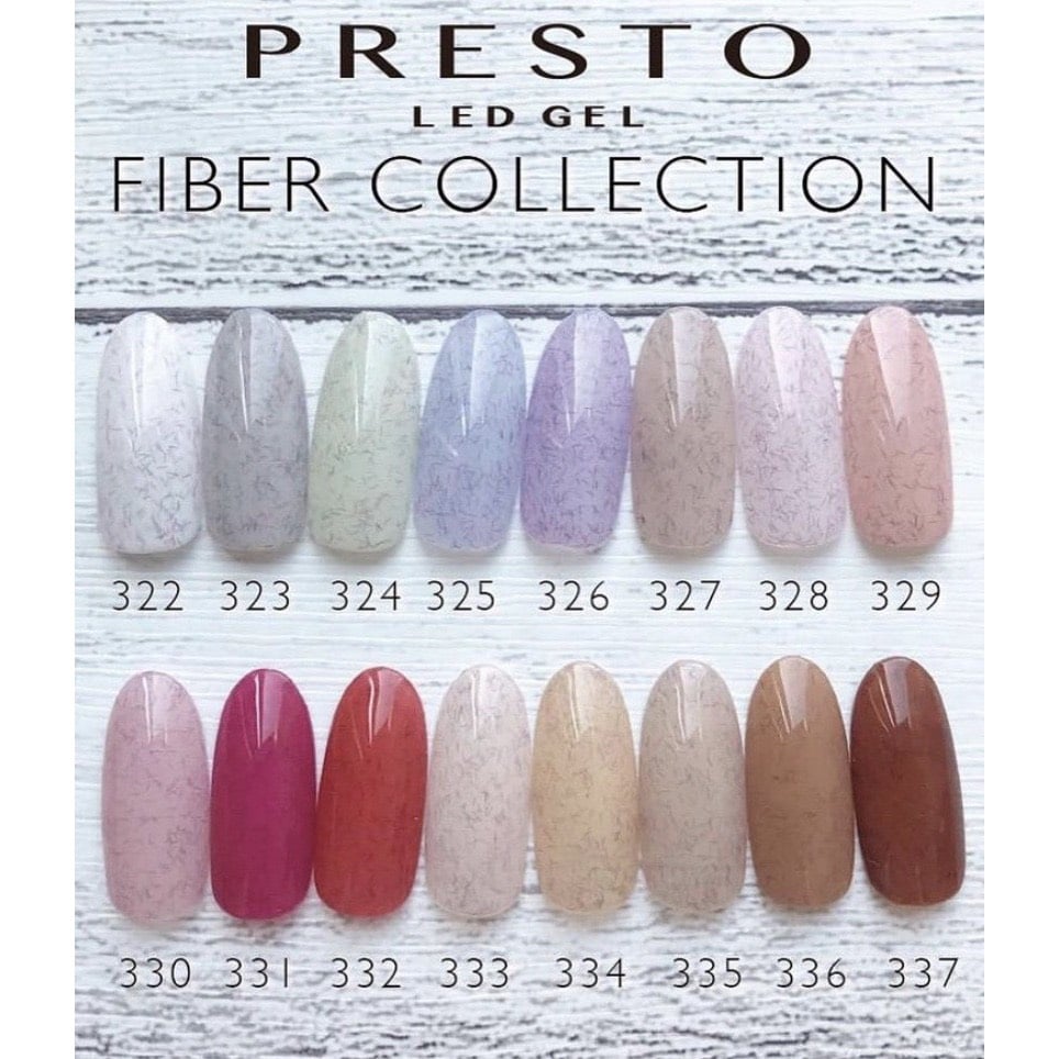 PRESTO｜彩色甲油凝膠（321-337）10g