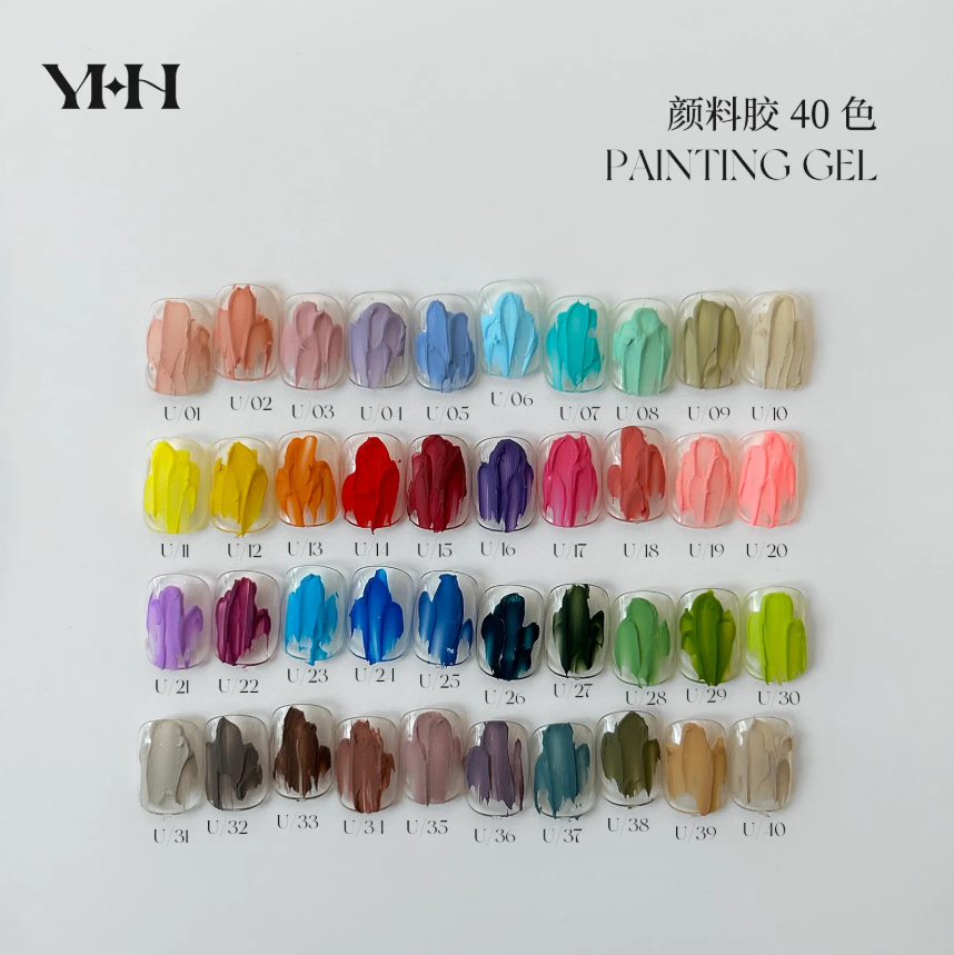 櫻禾｜顏料膠2g-40色套組